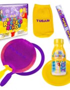 Tuban Set baloane de sapun gigante cu rachete inele si solutie