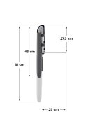 Tulano Bariera de protectie pentru copii Cover 30 Grey 200 cm cu inaltime reglabila 67-83 cmrabatabilahusa respirabilabuzunar accesorii integratcompatibila cu saltele cu grosime 10-28 cm