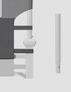Tulano Bariera de protectie pentru copii Cover 30 Grey 200 cm cu inaltime reglabila 67-83 cmrabatabilahusa respirabilabuzunar accesorii integratcompatibila cu saltele cu grosime 10-28 cm