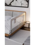 Tulano Bariera de protectie pentru copii Cover 30 WhiteGrey 200 cm cu inaltime reglabila 67-83 cmrabatabilahusa respirabilabuzunar accesorii integratcompatibila cu saltele cu grosime 10-28 cm