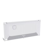 Tulano Bariera de protectie pentru copii Cover 46 WhiteGrey 160cm cu inaltime reglabila 18 nivelerabatabilahusa respirabilabuzunar accesorii integratcompatibila cu saltele cu grosime 10-28 cm