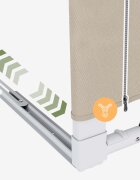 Tulano Bariera de protectie pentru copii Cover 48 Beige 180cm cu inaltime reglabila 18 nivelerabatabilahusa respirabilabuzunar accesorii integratcompatibila cu saltele cu grosime 10-28 cm