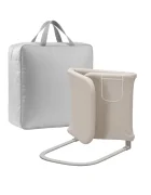 Tulano Bariera de protectie pentru copii Cover 55 Beige 150 cmpliabila ultracompactinaltime reglabila 47-72 cmhusa detasabilabuzunar accesoriicompatibila cu saltele cu grosime 5-25 cmgeanta transport inclusa