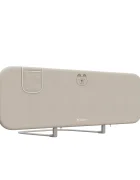 Tulano Bariera de protectie pentru copii Cover 55 Beige 150 cmpliabila ultracompactinaltime reglabila 47-72 cmhusa detasabilabuzunar accesoriicompatibila cu saltele cu grosime 5-25 cmgeanta transport inclusa