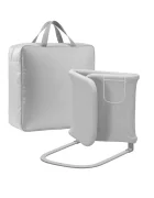 Tulano Bariera de protectie pentru copii Cover 55 Grey 150 cmpliabila ultracompactinaltime reglabila 47-72 cmhusa detasabilabuzunar accesoriicompatibila cu saltele cu grosime 5-25 cmgeanta transport inclusa