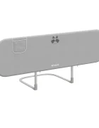 Tulano Bariera de protectie pentru copii Cover 55 Grey 150 cmpliabila ultracompactinaltime reglabila 47-72 cmhusa detasabilabuzunar accesoriicompatibila cu saltele cu grosime 5-25 cmgeanta transport inclusa