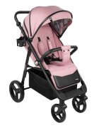 Tulano Carucior pentru copii Avignon Flower Collection 35 Pink cu husa picioareprotectie ploaiepaturicaplasa insecte inclusepozitie somncapotina XXLsuspensii integratecadru usor 7.7 kgpana la 22 kg