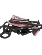 Tulano Carucior pentru copii Avignon Flower Collection 35 Pink cu husa picioareprotectie ploaiepaturicaplasa insecte inclusepozitie somncapotina XXLsuspensii integratecadru usor 7.7 kgpana la 22 kg