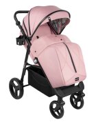 Tulano Carucior pentru copii Avignon Flower Collection 35 Pink cu husa picioareprotectie ploaiepaturicaplasa insecte inclusepozitie somncapotina XXLsuspensii integratecadru usor 7.7 kgpana la 22 kg