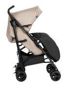 Tulano Carucior sport compact Davos 35 Beige roti din PU cu suspensiicapotina XXL cu fereastrainclude husa picioareplasa insectesuport pahar6luni-4 ani sau maxim 22kg