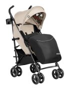 Tulano Carucior sport compact Davos 35 Beige roti din PU cu suspensiicapotina XXL cu fereastrainclude husa picioareplasa insectesuport pahar6luni-4 ani sau maxim 22kg