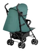Tulano Carucior sport compact Davos 35 GreenBlack roti din PU cu suspensiicapotina XXL cu fereastrainclude husa picioareplasa insectesuport pahar6luni-4 ani sau maxim 22kg