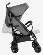 Tulano Carucior sport compact Davos 35 GreyBlack roti din PU cu suspensiicapotina XXL cu fereastrainclude husa picioareplasa insectesuport pahar6luni-4 ani sau maxim 22kg