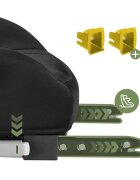Tulano Inaltator auto copii I-Size cu isofix Avignon Cabby 30 Black 125-150 cmsuport pahar inclushusa din material ultra softomologat R129