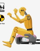 Tulano Inaltator auto copii I-Size cu isofix Avignon Cabby 30 PinkGrey 125-150 cmsuport pahar inclushusa din material ultra softomologat R129