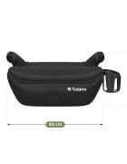 Tulano Inaltator auto pentru copii Cabby 20 Black 125-150 cm cu suport paharsticla husa detasabila ultra softstandard R129