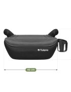 Tulano Inaltator auto pentru copii Cabby 20 Grey 125-150 cm cu suport paharsticla husa detasabila ultra softstandard R129