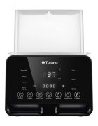Tulano Incalzitor si sterilizator dublu pentru biberoane Ellie 45 cu 7 functii si afisaj digital lumina de veghe fara Bpa termostat inteligent cu setare temperatura