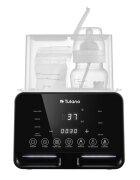 Tulano Incalzitor si sterilizator dublu pentru biberoane Ellie 45 cu 7 functii si afisaj digital lumina de veghe fara Bpa termostat inteligent cu setare temperatura