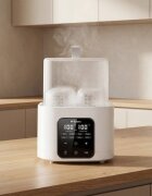 Tulano Incalzitor si sterilizator electric digital 8-in-1 Ellie 55 XL cu telecomandacapacitate 4 biberoaneecran tactil LCDsenzor mentinere temperatura 48 ore