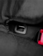 Tulano Protectie impermeabila universala pentru bancheta masina Blackcompatibila isofixsistem de prindere reglabil