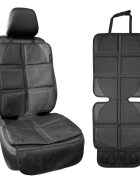Tulano Protectie impermeabila universala pentru bancheta masina Blackcompatibila isofixsistem de prindere reglabil