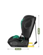 Tulano Scaun auto copii cu isofix Zooma 55 BlackGreen i-Size 76-150 cmSIP GuardFixstructura pliabila compatibila aviontetiera cu spuma de memorie si inaltime reglabila4 pozitii inclinare spatargeanta inclusa