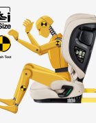 Tulano Scaun auto copii Joy 55 Beige I-Size 100-150 cmsistem integrat SIP GuardFixdesign pliabilfixare cu isofixspatar reglabilparasolar incorporattetiera reglabila cu spuma de memorie