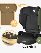 Tulano Scaun auto copii Joy 55 Black I-Size 100-150 cmsistem integrat SIP GuardFixdesign pliabilfixare cu isofixspatar reglabilparasolar incorporattetiera reglabila cu spuma de memorie