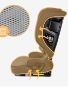Tulano Scaun auto copii Joy 55 BlackGrey I-Size 100-150 cmsistem integrat SIP GuardFixdesign pliabilfixare cu isofixspatar reglabilparasolar incorporattetiera reglabila cu spuma de memorie