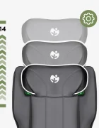 Tulano Scaun auto copii Joy 55 BlackGrey I-Size 100-150 cmsistem integrat SIP GuardFixdesign pliabilfixare cu isofixspatar reglabilparasolar incorporattetiera reglabila cu spuma de memorie