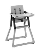 Tulano Scaun de masa copii Morsel 25 GreyBlack pliabil ultra compact 9cm tavita reglabila centuri de siguranta greutate admisa 15 kg