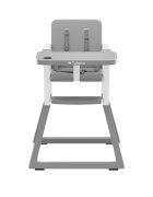 Tulano Scaun de masa copii Morsel 25 GreyWhite pliabil ultra compact 9cm tavita reglabila centuri de siguranta greutate admisa 15 kg