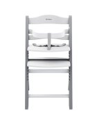 Tulano Scaun de masa copii multifunctional 4-in-1 Morsel 40 GreyWhite structura din lemn rezistent11 nivele de inaltime tavita dublarecomandat 6luni-12 anigreutate admisa 40 kg