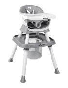 Tulano Scaun de masa transformabil 9in1 pentru copii Morsel 50 Grey multifunctionalmasuta cu placa lego