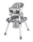 Tulano Scaun de masa transformabil 9in1 pentru copii Morsel 50 Grey multifunctionalmasuta cu placa lego