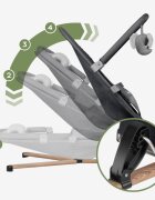 Tulano Sezlong balansoar pentru bebelusi Moon 30 Graphite cu spatar reglabil in 4 pozitiicentura de sigurantasezut anatomicbara cu jucariipliere compactabaza antiderapantatapiterie UltraSoft