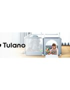 Tulano Tarc de joaca copii Cozy 20 Grey 130x130x65cmutilizare interiorexterior cadru metalic usa cu fermoar husa din plasa respirabila colturi rotunjite ventuze anti-alunecare geanta transport inclusa