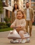 Tulano Vehicul copii Plasmacar gravitational Focus 45 Grey cu portbagajroti luminoaseclaxon cu luminapanou muzicalsezut confortabilgreutate admisa 100 kg