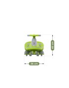 Tulano Vehicul copii Plasmacar gravitational Focus 55 Green cu remorcaroti luminoasepanou muzicalsezut confortabilgreutate admisa 100 kg