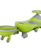 Tulano Vehicul copii Plasmacar gravitational Focus 55 Green cu remorcaroti luminoasepanou muzicalsezut confortabilgreutate admisa 100 kg