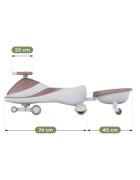 Tulano Vehicul copii Plasmacar gravitational Focus 55 Grey cu remorcaroti luminoasepanou muzicalsezut confortabilgreutate admisa 100 kg