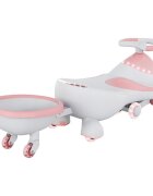 Tulano Vehicul copii Plasmacar gravitational Focus 55 Pink cu remorcaroti luminoasepanou muzicalsezut confortabilgreutate admisa 100 kg