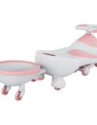 Tulano Vehicul copii Plasmacar gravitational Focus 55 Pink cu remorcaroti luminoasepanou muzicalsezut confortabilgreutate admisa 100 kg