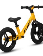 Tutis Bicicleta pentru copii fara pedale Galben 12 inch cu sezut reglabil si suport picioare recomandata copiilor cu o inaltime de 90-115 cm scaun reglabil pe inaltime