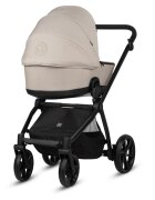Tutis Carucior 2 in 1 Mio 3+ Moon Rock 611 din piele sezut reversibil amortizoare duble maner reglabil accesorii incluse