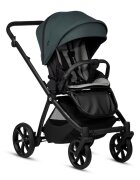 Tutis Carucior 2 in 1 Mio 3+ Pacific Green 240 din piele sezut reversibil amortizoare duble maner reglabil accesorii incluse