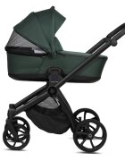 Tutis Carucior 2 in 1 Mio 3+ Pacific Green 240 din piele sezut reversibil amortizoare duble maner reglabil accesorii incluse