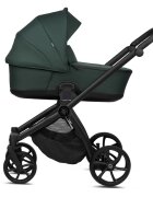 Tutis Carucior 2 in 1 Mio 3+ Pacific Green 240 din piele sezut reversibil amortizoare duble maner reglabil accesorii incluse