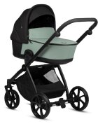 Tutis Carucior 2 in 1 Mio 3+ Sage 039 din piele sezut reversibil amortizoare duble maner reglabil accesorii incluse